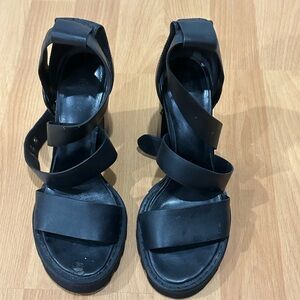 Rudsack Black Women's Sandals Size 38